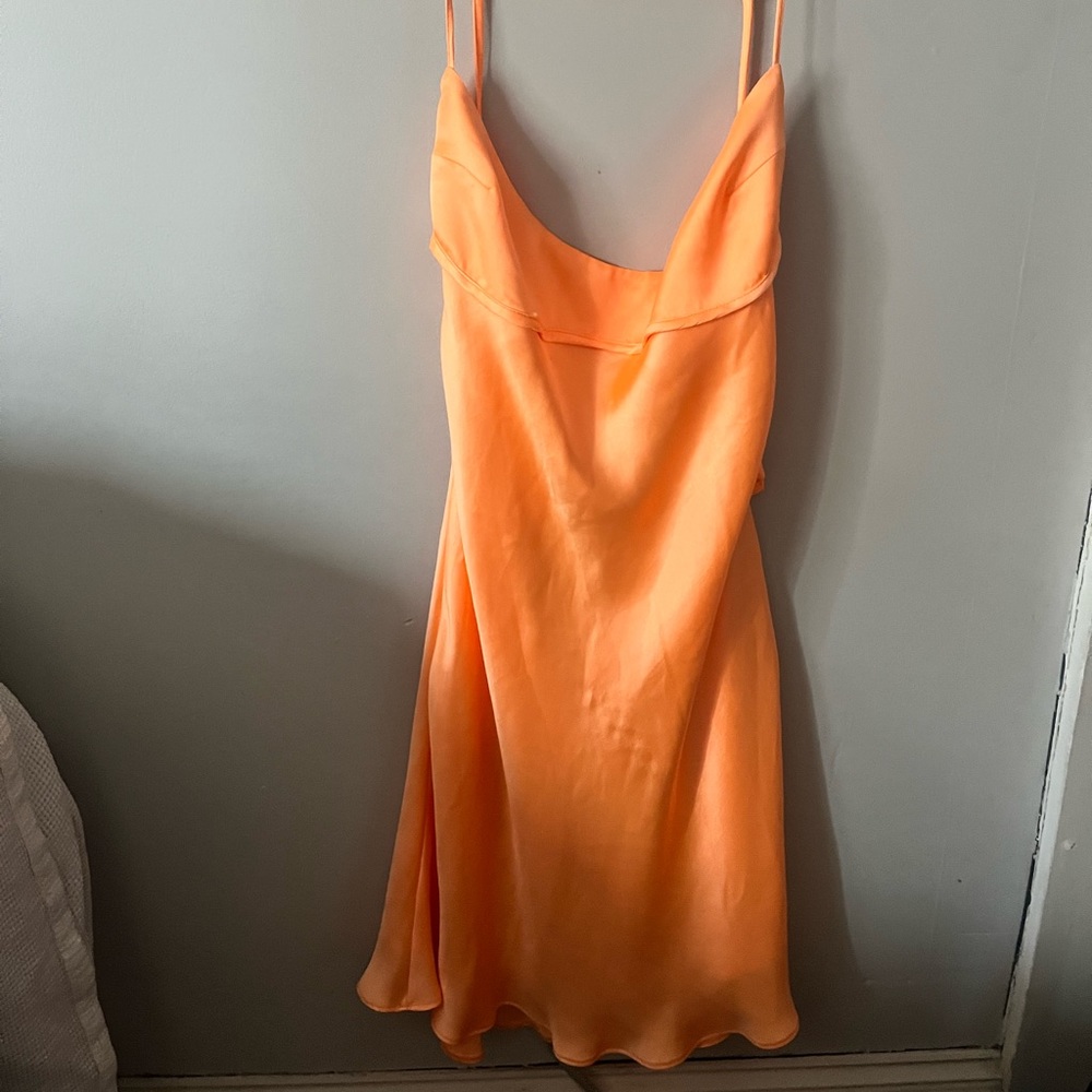 Orange dress